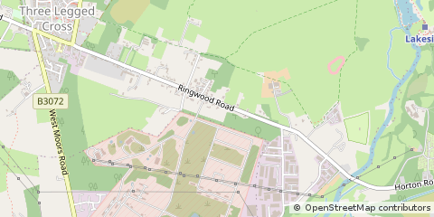 Map of Wimborne, Dorset