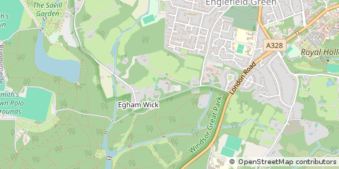 Map of Egham