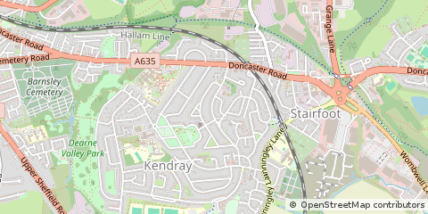 Map of Barnsley