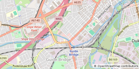 Map of Ashton-Under-Lyne, Lancashire