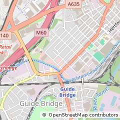 Map of Ashton-Under-Lyne, Lancashire