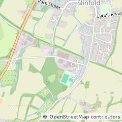 Map of Horsham, West Sussex
