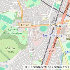 Map of Manchester