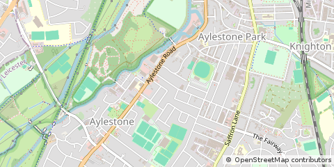 Map of Leicester
