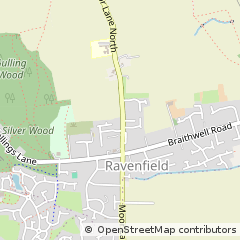 Map of Rotherham