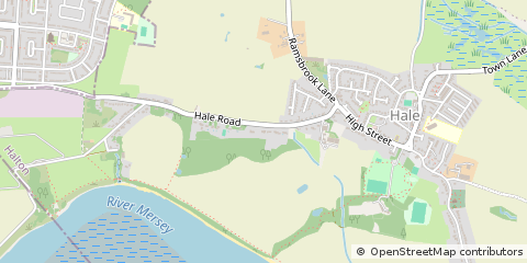 Map of Hale Liverpool, Merseyside