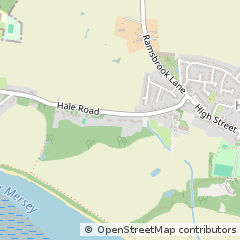 Map of Hale Liverpool, Merseyside