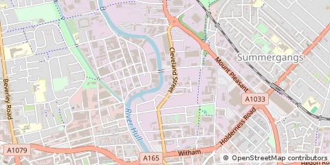Map of Hull