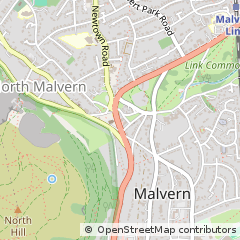 Map of Malvern