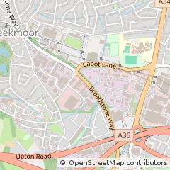 Map of Poole, Dorset