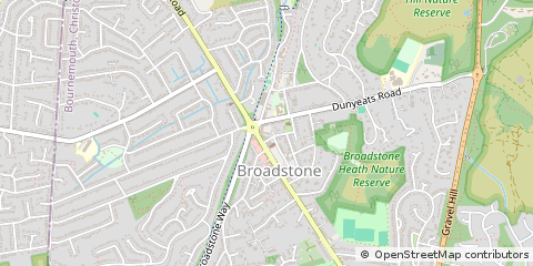 Map of Broadstone