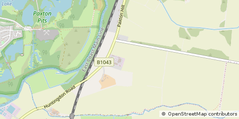 Map of ST. Neots, Cambridgeshire