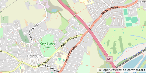 Map of Wakefield