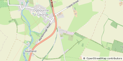 Map of Marlborough, Wiltshire