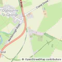 Map of Marlborough, Wiltshire