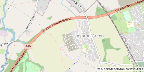 Map of Leicester