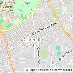 Map of Leicester
