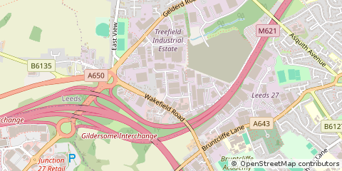 Map of Morley, Leeds