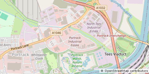 Map of Stockton-on-Tees