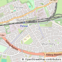 Map of Gateshead