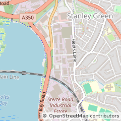 Map of Poole, Dorset