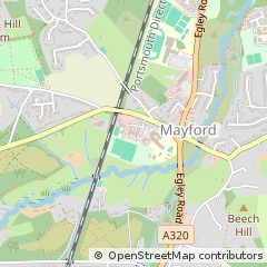 Map of Woking, Surrey