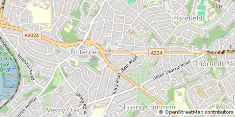 Map of Southampton