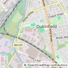 Map of Dukinfield, Manchester