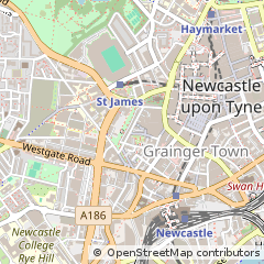Map of Newcastle Upon Tyne