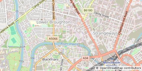Map of Manchester