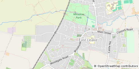 Map of Loughborough