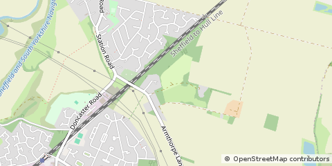Map of Doncaster