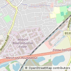 Map of Bedford, Bedfordshire