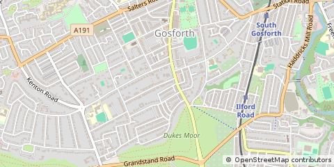 Map of Newcastle Upon Tyne