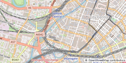 Map of Manchester