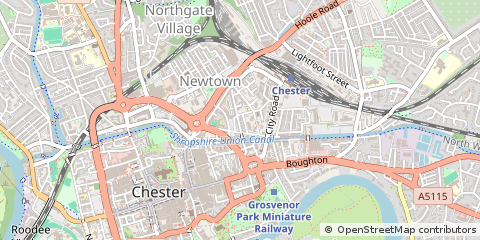 Map of Cheshire