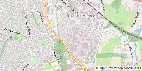 Map of Fareham, Hampshire