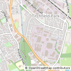 Map of Fareham, Hampshire