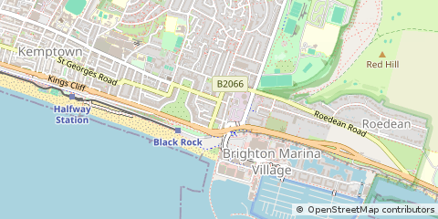 Map of Brighton, East Sussex