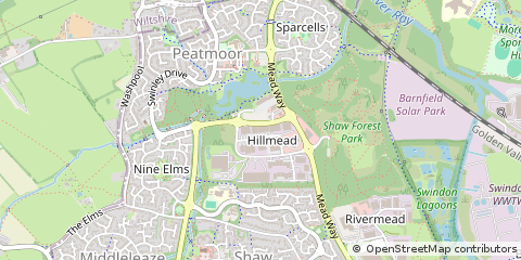 Map of Swindon