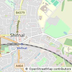 Map of Shifnal, Shropshire