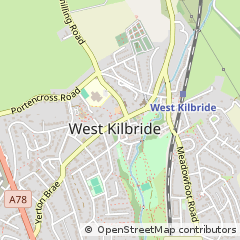 Map of West Kilbride, Ayrshire