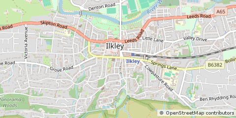 Map of Ilkley