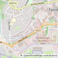 Map of Farnborough, Hampshire