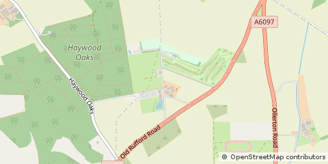 Map of Southwell, Nottinghamshire