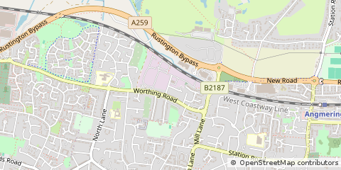 Map of Littlehampton, West Sussex