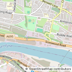 Map of Newcastle Upon Tyne