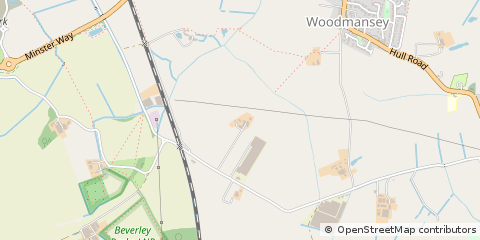 Map of Beverley, East Riding of Yorkshire