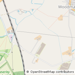 Map of Beverley, East Riding of Yorkshire