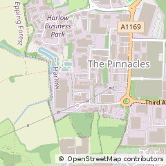 Map of Harlow, Essex